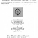 Termómetros De Superficie Con Platinas Para Sujeción PTC USA