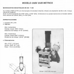 Microscopio Industrial Modelo 232B/232B Métrico PTC USA