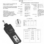 Tacómetro Digital Universal DT-105 CHECK LINE