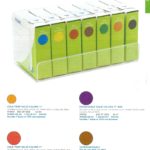 Food Safety Solutions Ecolbab. Etiquetas de color sólido.