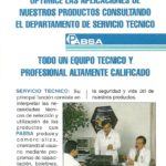 Manual Técnico De Soldaduras Pabsa. Servicio técnico.